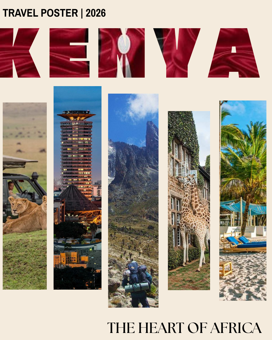 Kenya — Travel Poster 2026