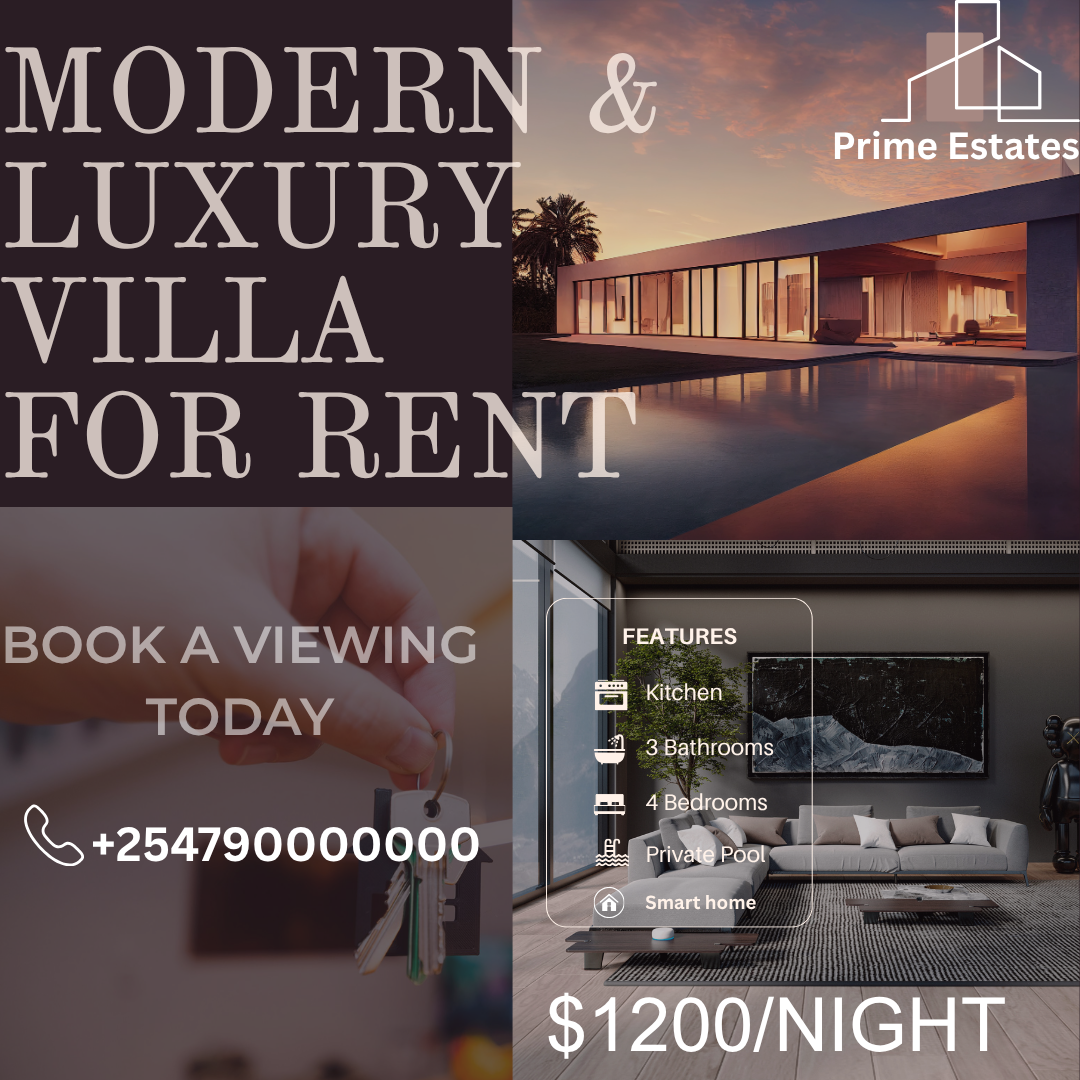 Modern & Luxury Villa — Prime Estates